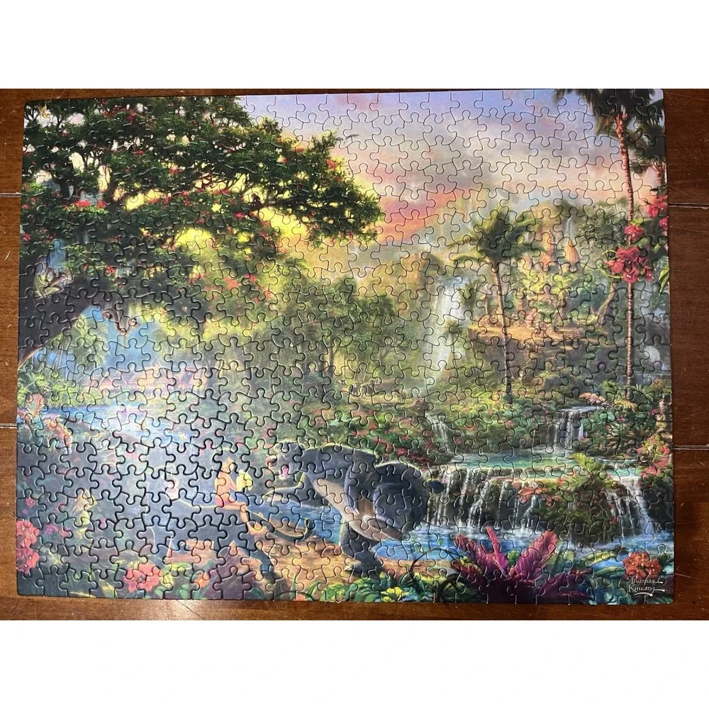 Thomas Kinkade Painter Disney The Jungle Book Jigsaw Puzzle 500 Piece‎
